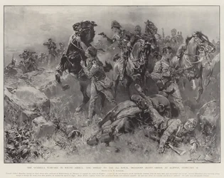 Der Guerillakrieg in Südafrika, das Missgeschick der 2. Royal Dragoons (Scots Greys) bei Klippan, 18. Februar